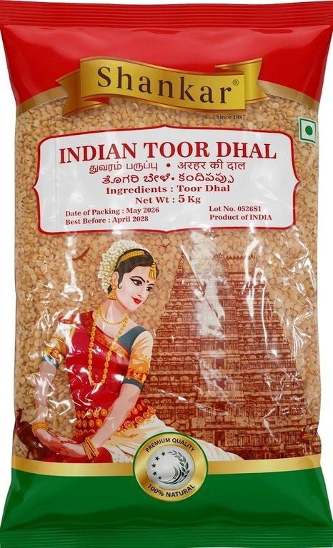 SHANKAR INDIAN TOOR DHALL 5KG